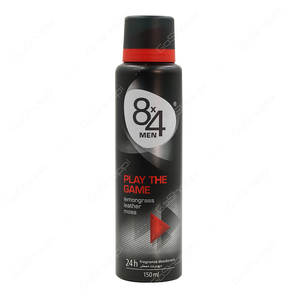 8X4 Men Play The Game Fragrance Deodorant 150 ml