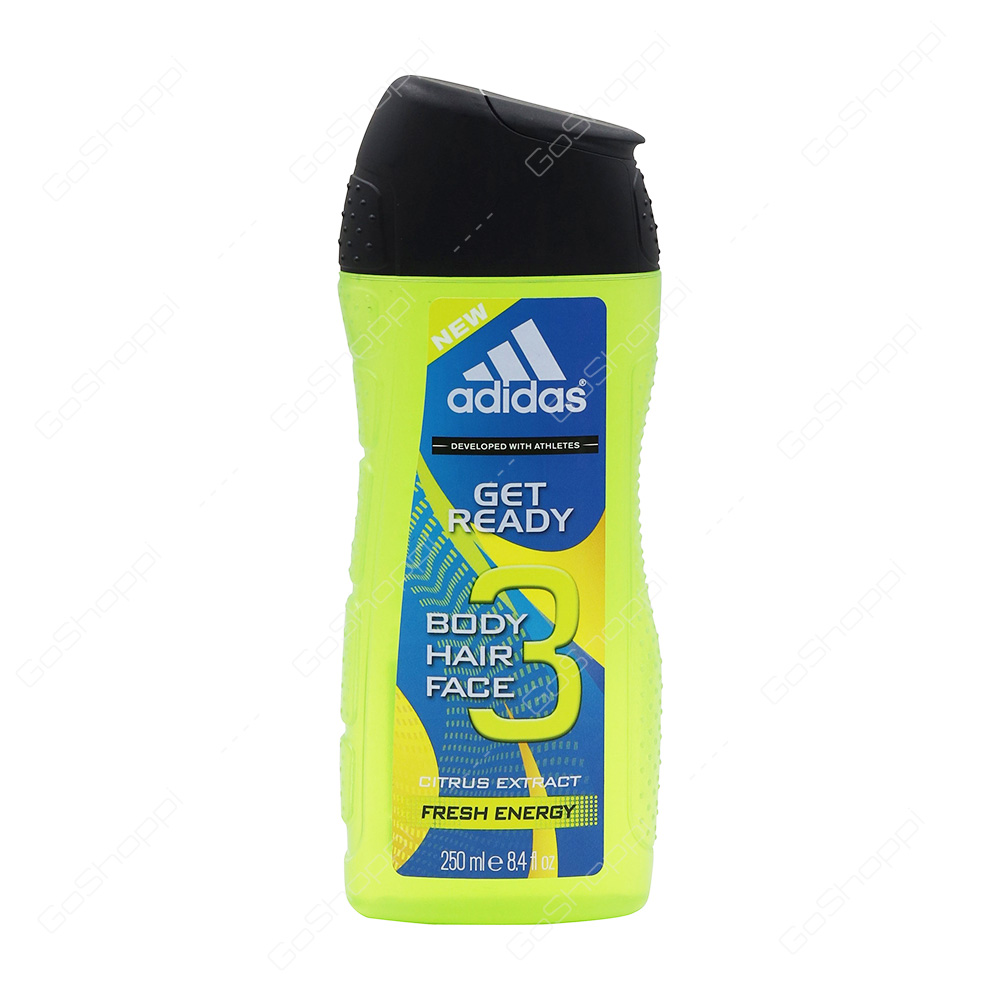 Adidas Get Ready Citrus Extract Fresh Energy Shower Gel 250 ml