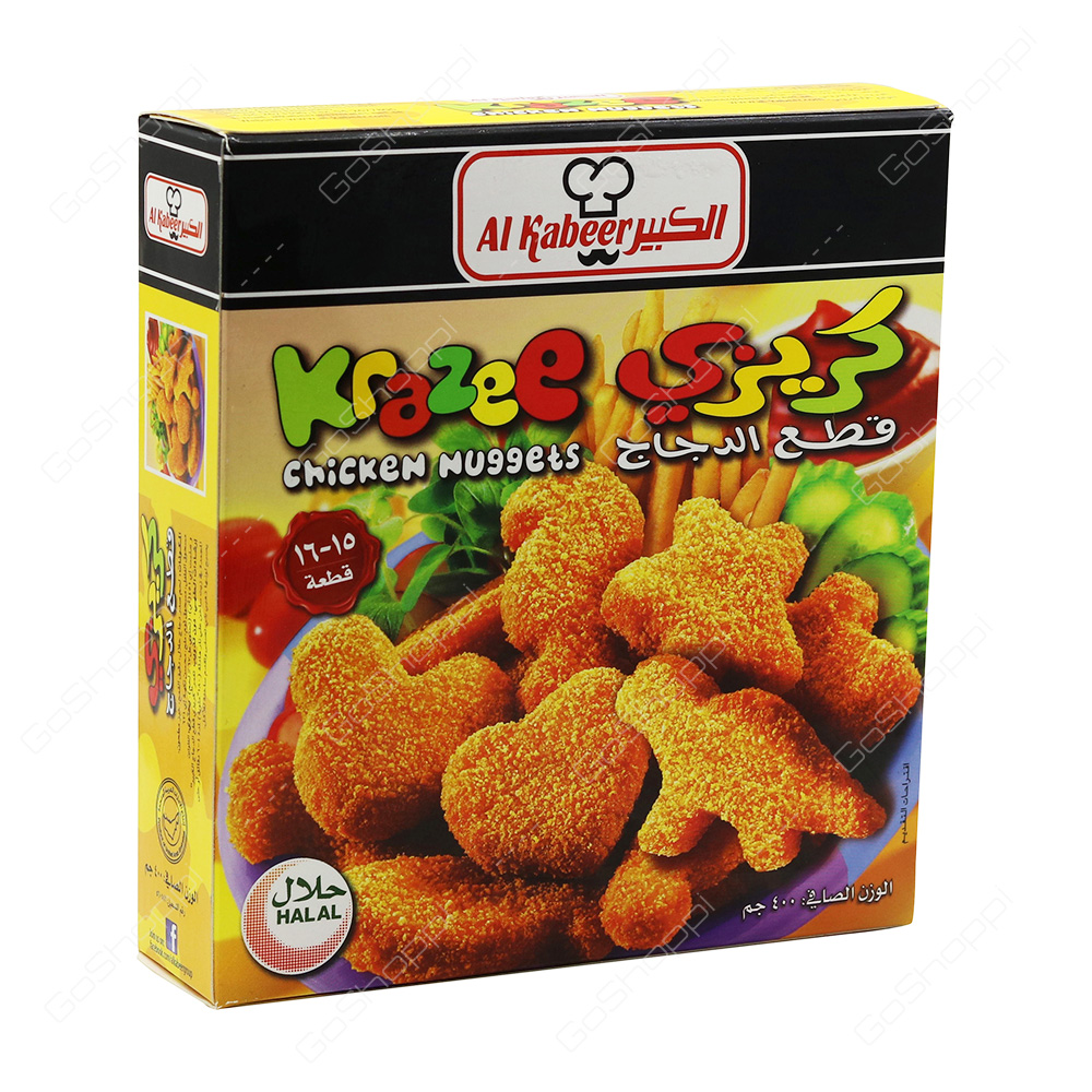 Al Kabeer Krazee Chicken Nuggets   400 g