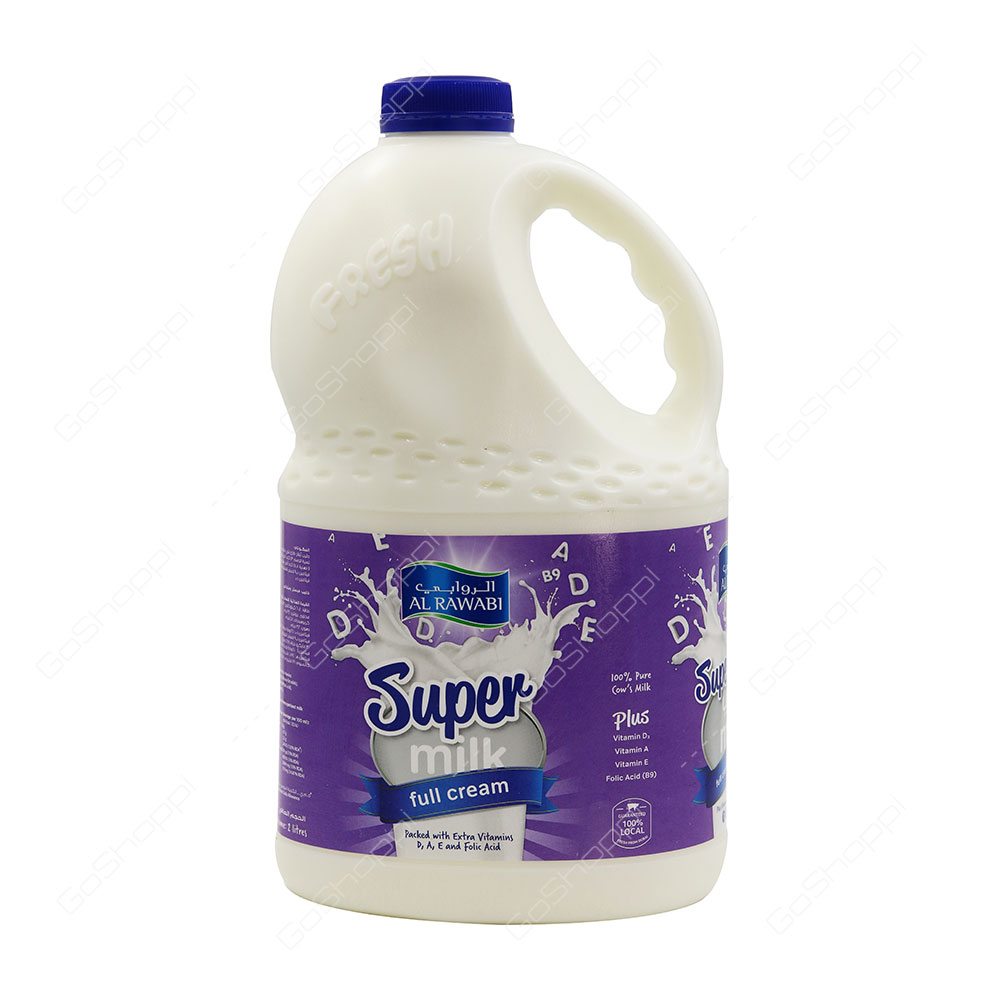 Al Rawabi Super Milk Full Cream 2 l