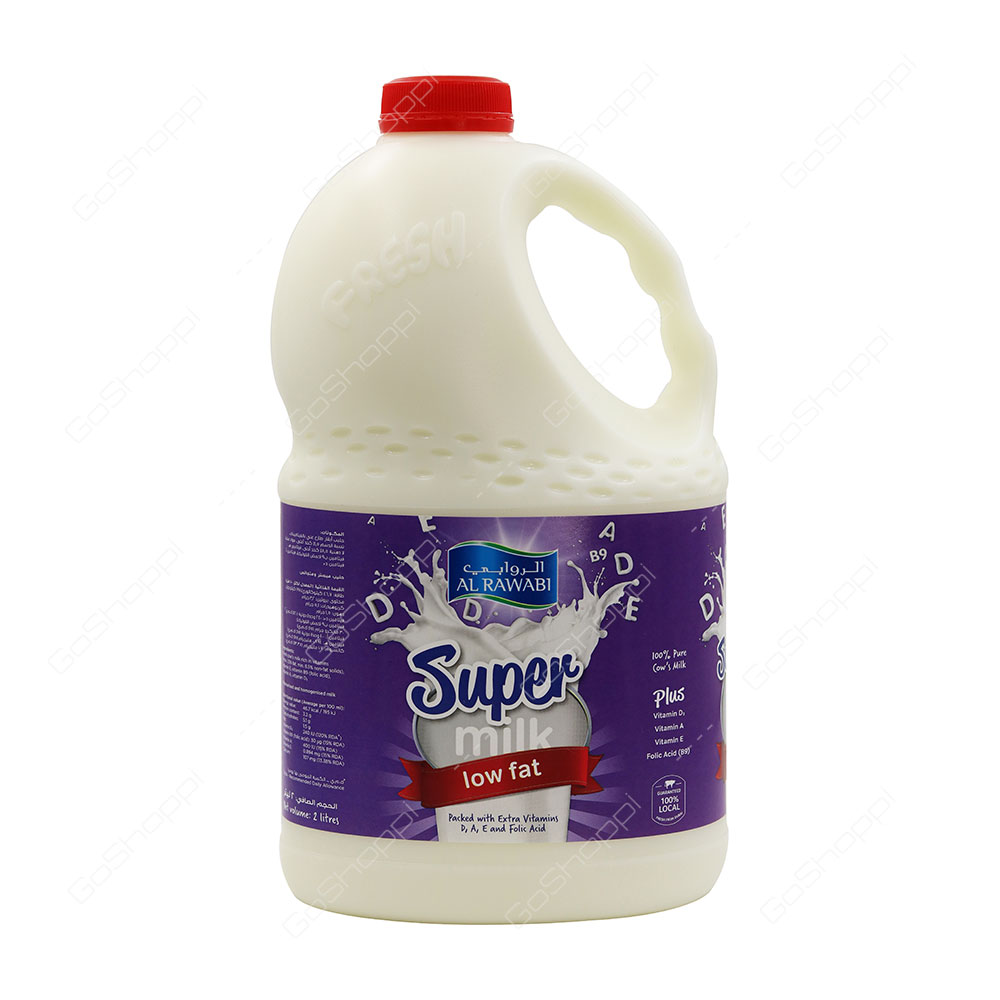 Al Rawabi Super Milk Low Fat 2 l