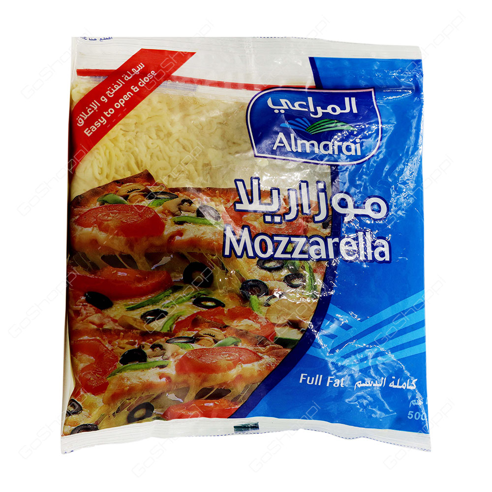 Almarai Mozzarella Full Fat Shredded Cheese 500 g