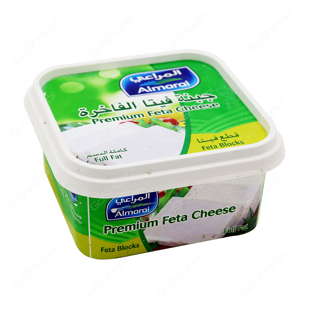 Almarai Premium Feta Cheese Full Fat Feta Blocks 200 g