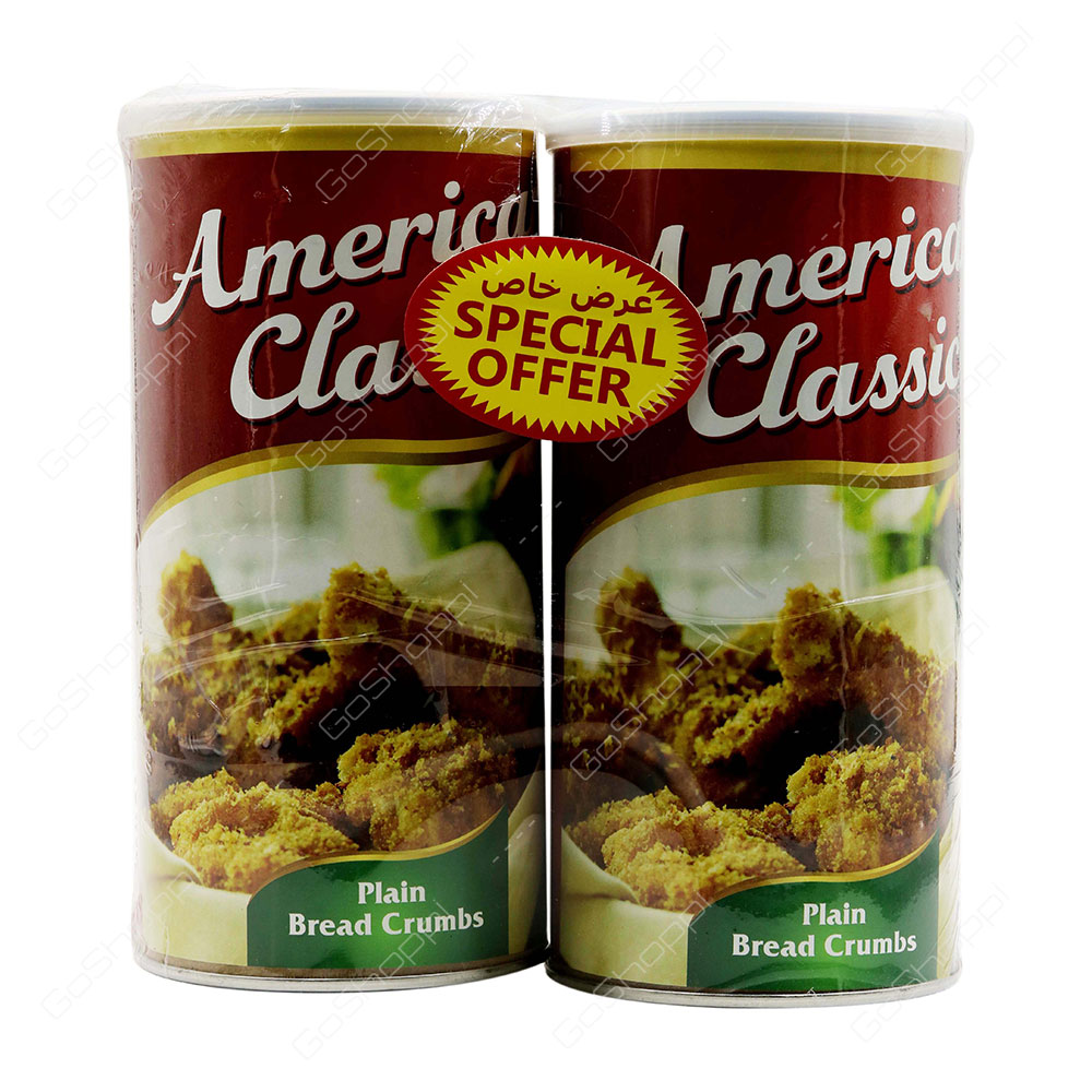 American Classic Plain Bread Crumbs Special Offer 2X425 g