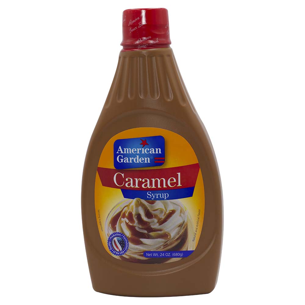 American Garden Caramel Syrup 680g