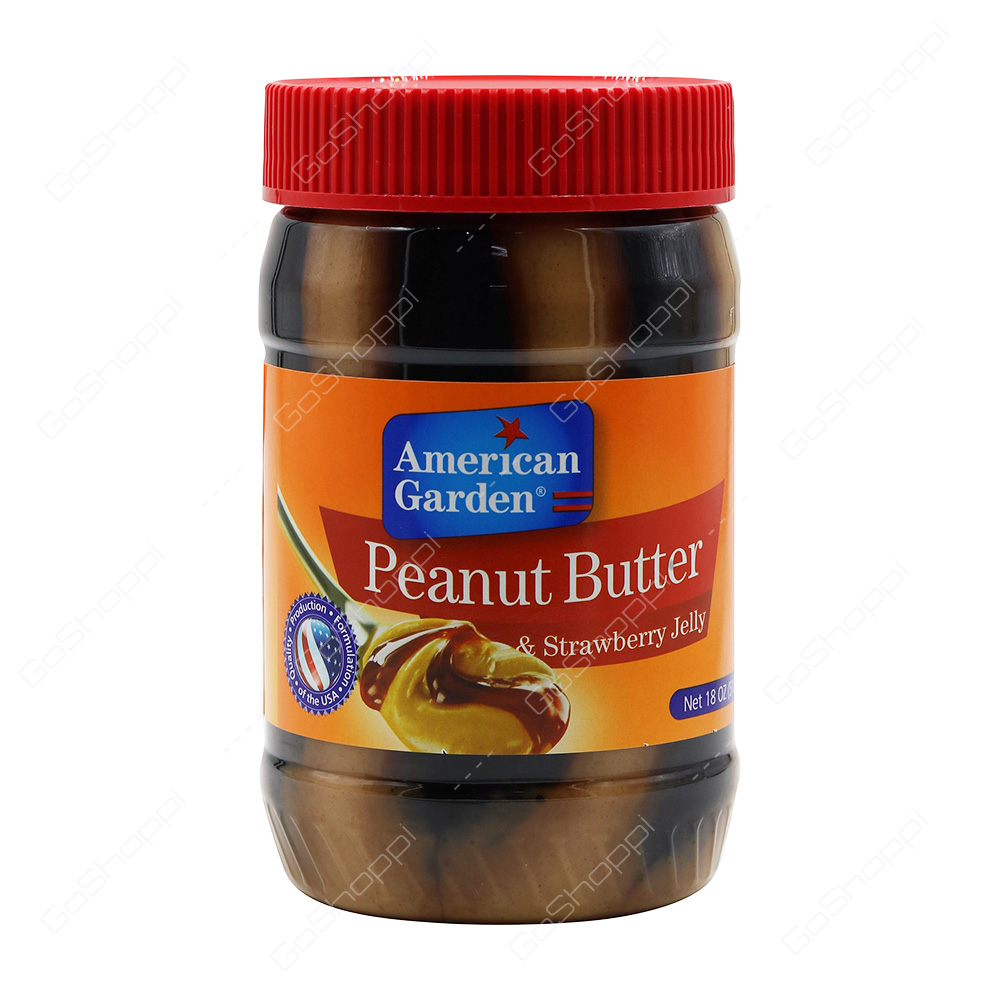 American Garden Peanut Butter and Strawberry Jelly 510 g