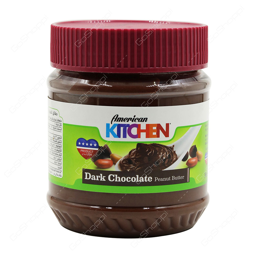 American Kitchen Dark Chocolate Peanut Butter 340 g