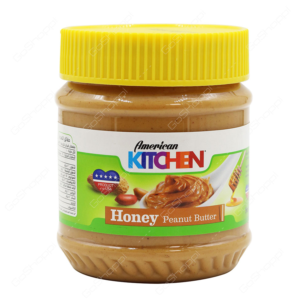 American Kitchen Honey Peanut Butter 340 g