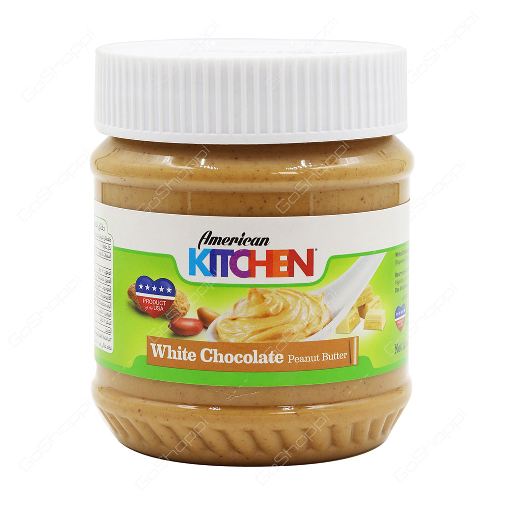 American Kitchen White Chocolate Peanut Butter 340 g