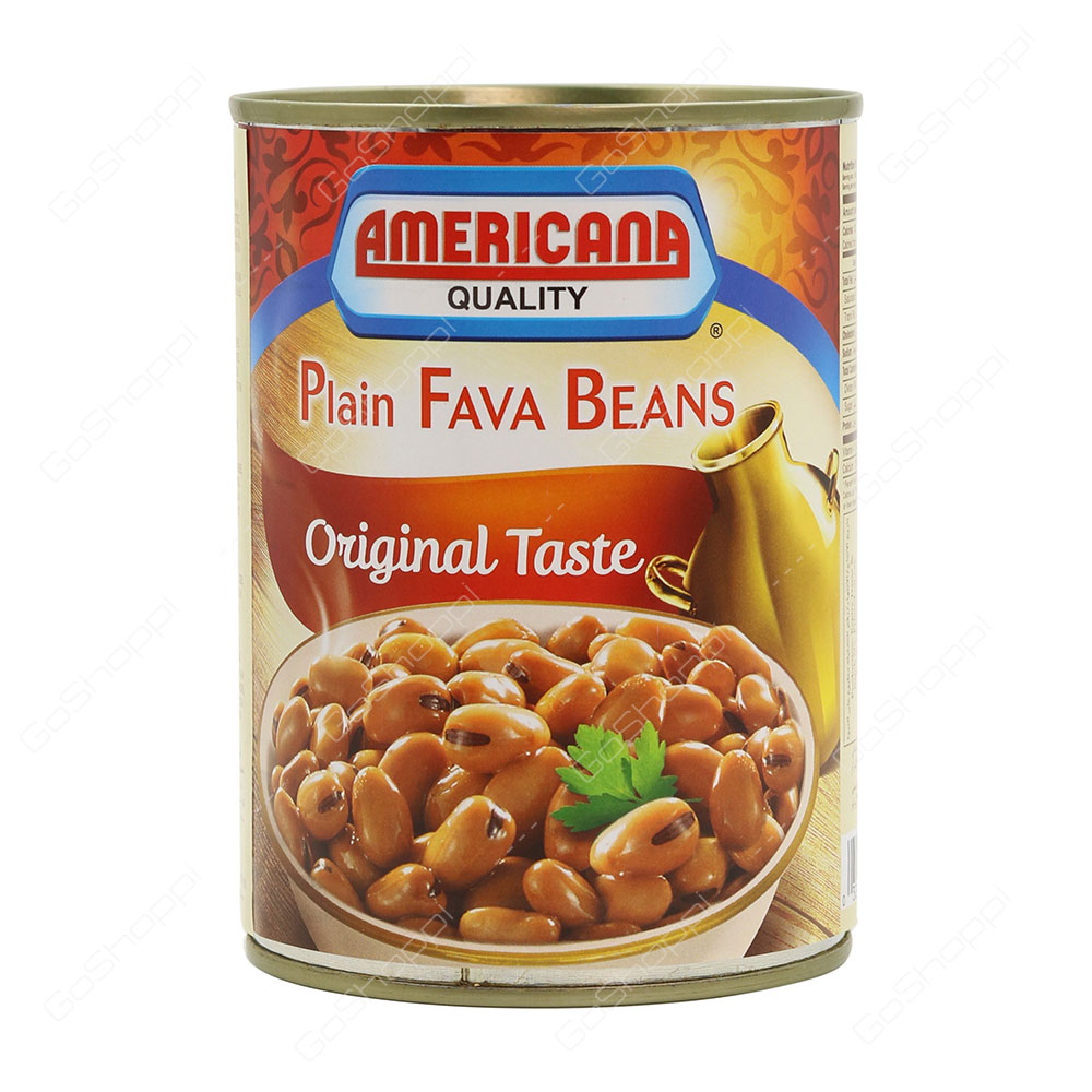 Americana Quality Plain Fava Beans Original Taste 400 g