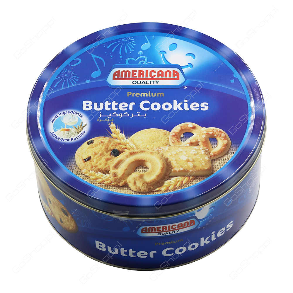 Americana Quality Premium Butter Cookies Blue Box 454 g