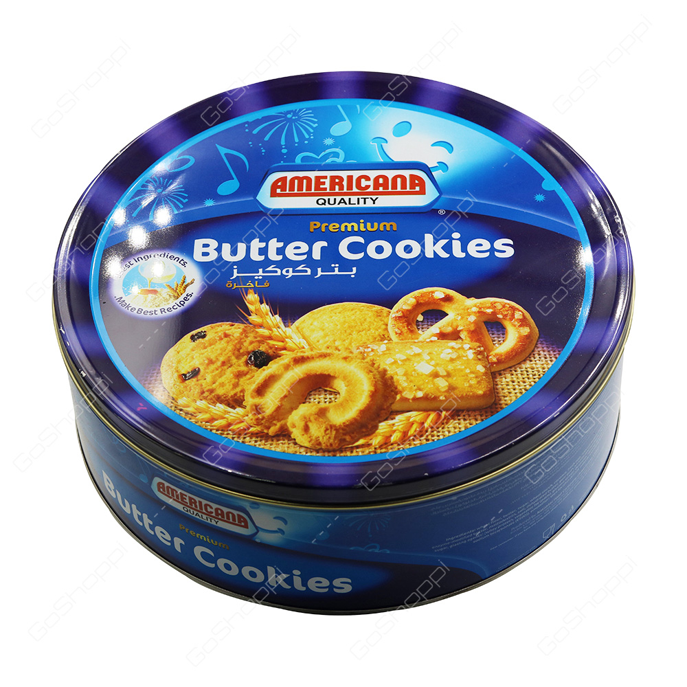 Americana Quality Premium Butter Cookies Blue Box 908 g