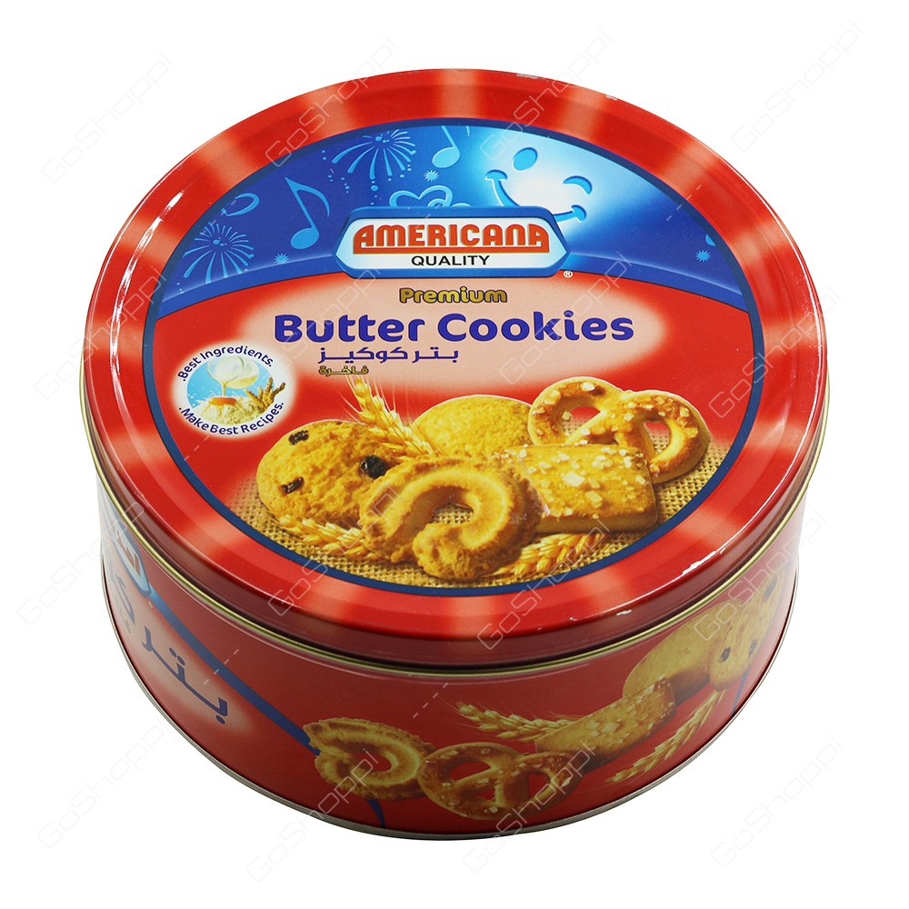 Americana Quality Premium Butter Cookies Red Box 454 g