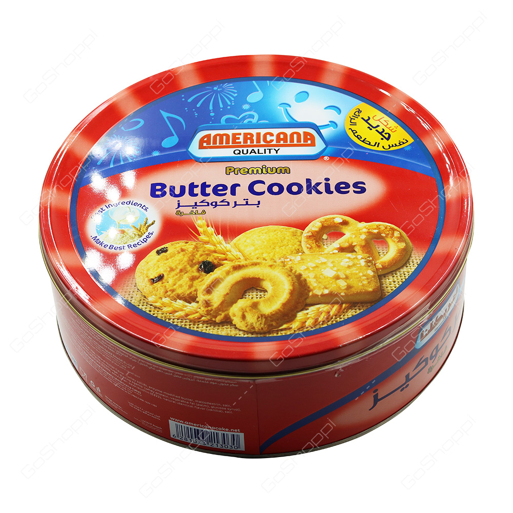 Americana Quality Premium Butter Cookies Red Box 908 g