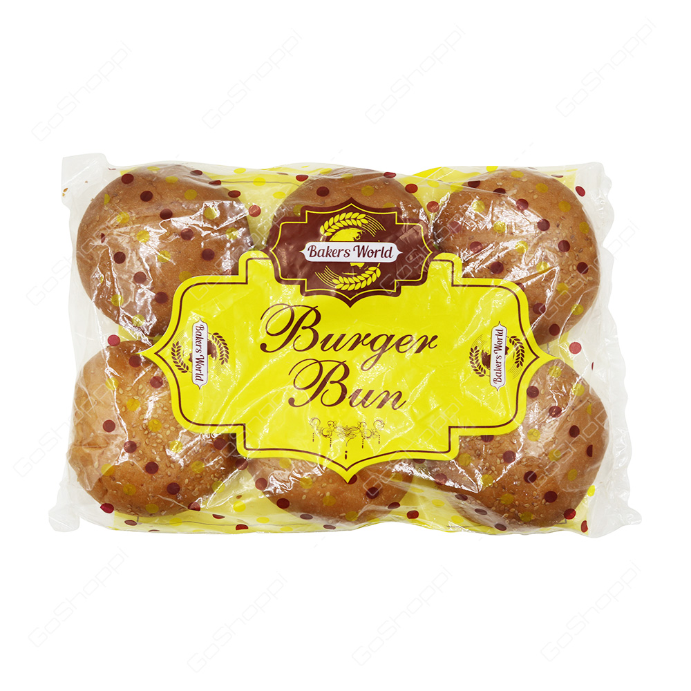 Bakers World Burger Bun 1 Pack