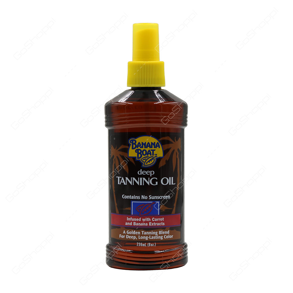 Banana Boat Deep Tanning Contains No Sunscreen 236 ml