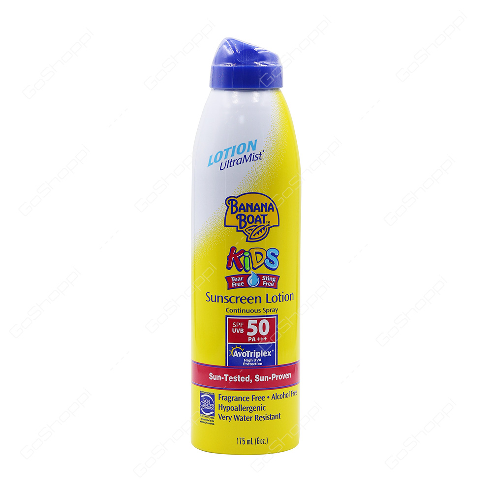 Banana Boat Kids Sunscreen Lotion Spray SPF50 175 ml