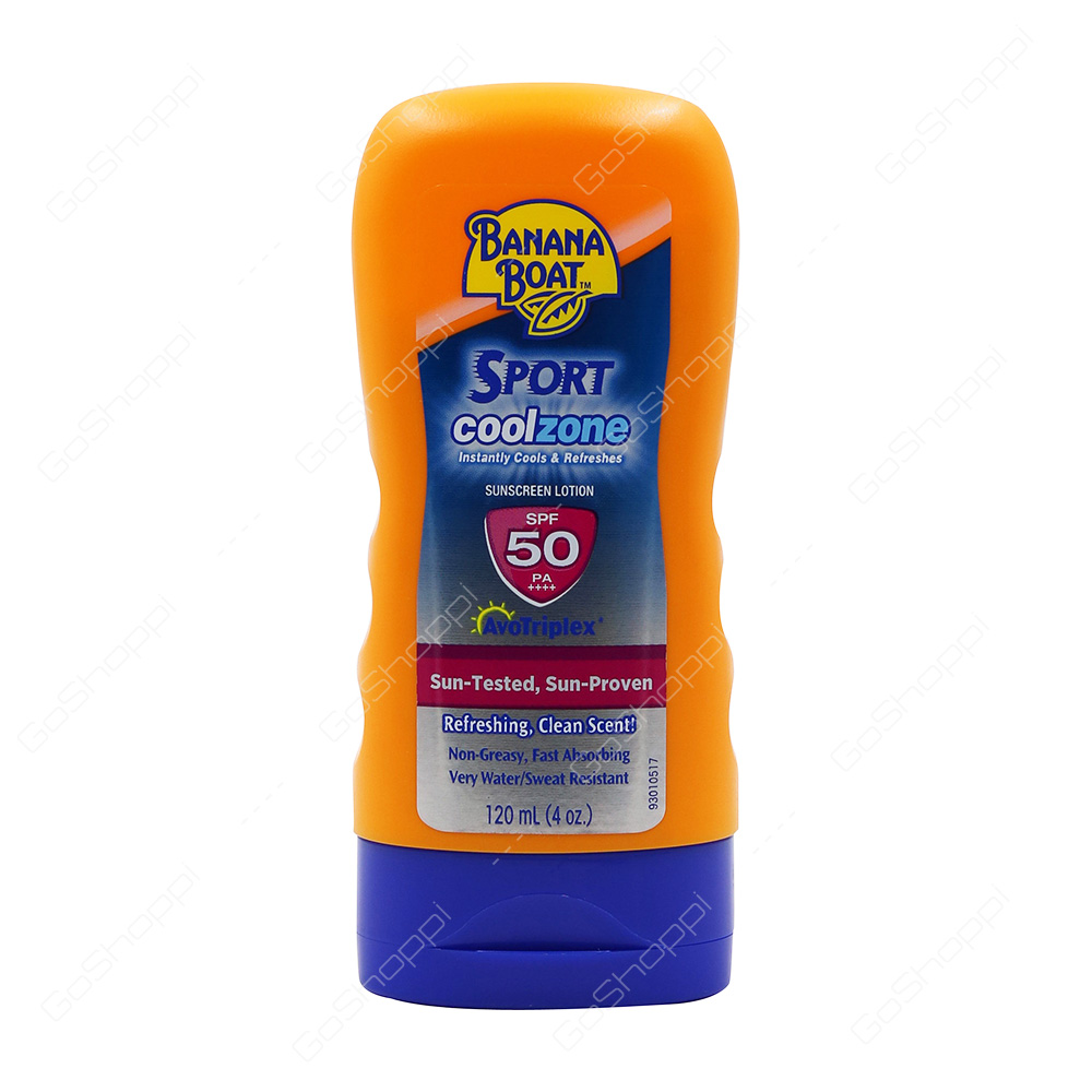 Banana Boat Sport Cool Zone Sunscreen Lotion SPF50 120 ml