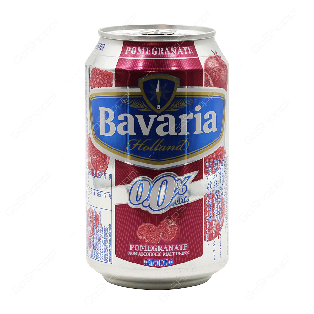 Bavaria Pomegranate Non Alcoholic Malt Drink Can 330 ml