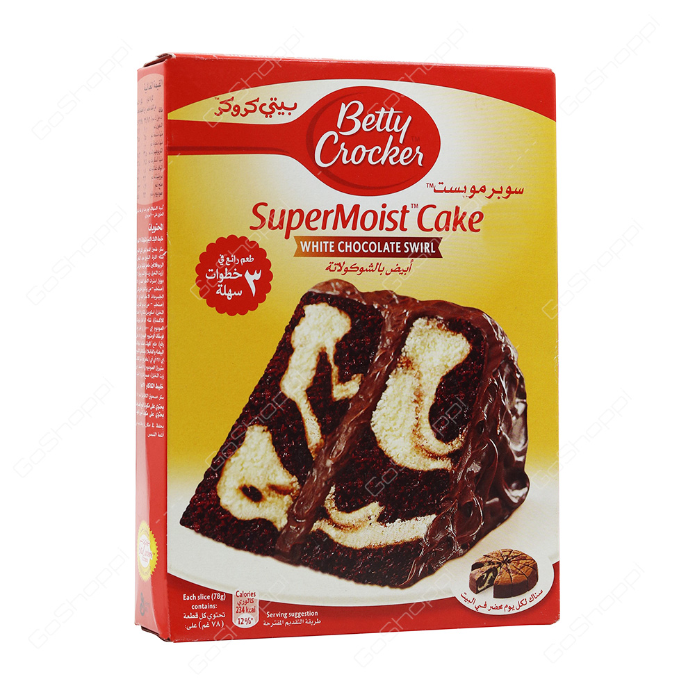 Betty Crocker SuperMoist Cake White Chocolate Swirl 500 g