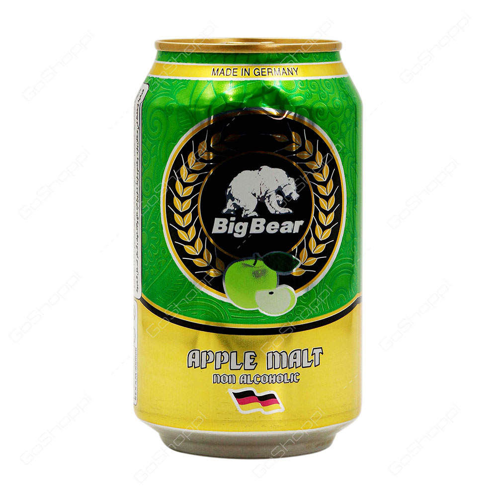 Big Bear Apple Malt Non Alocholic 330 ml