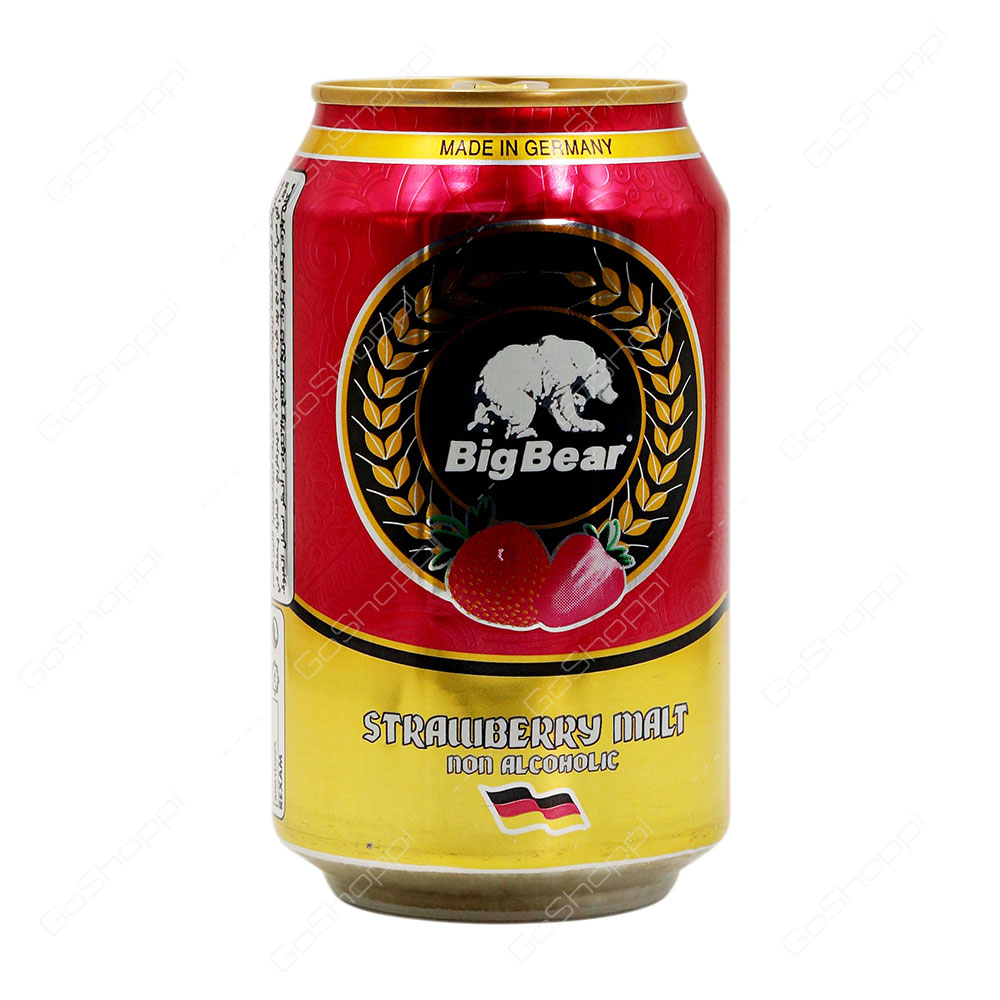 Big Bear Strawberry Malt Non Alocholic 330 ml