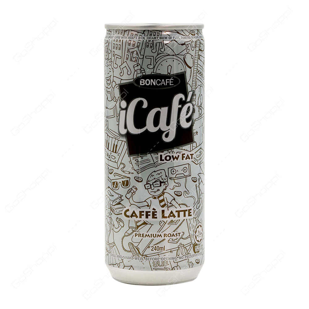 Boncafe Icafe Caffe Latte Low Fat 240 ml