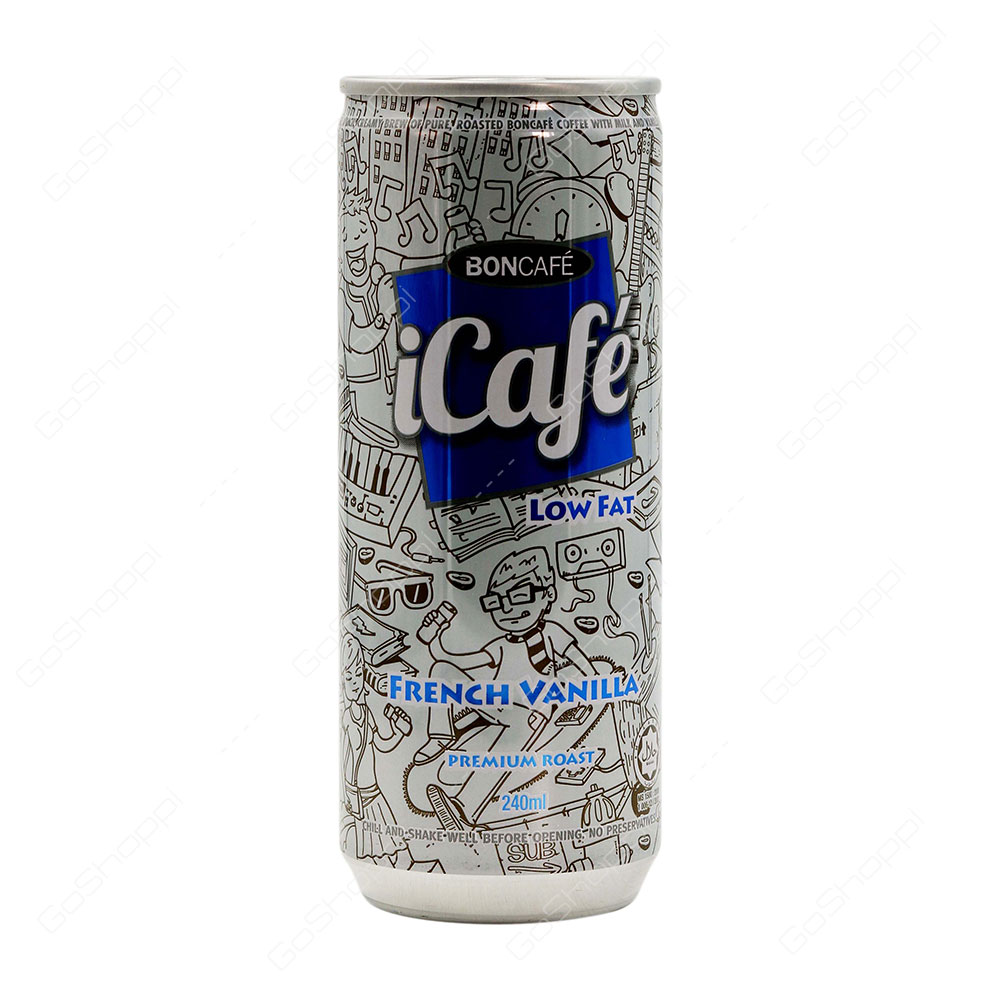 Boncafe Icafe French Vanilla Low Fat 240 ml