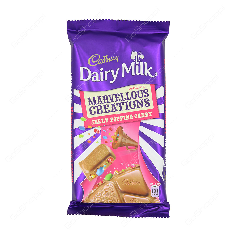 Cadbury Dairy Milk Marvellous Creations Jelly Popping Candy 160 g