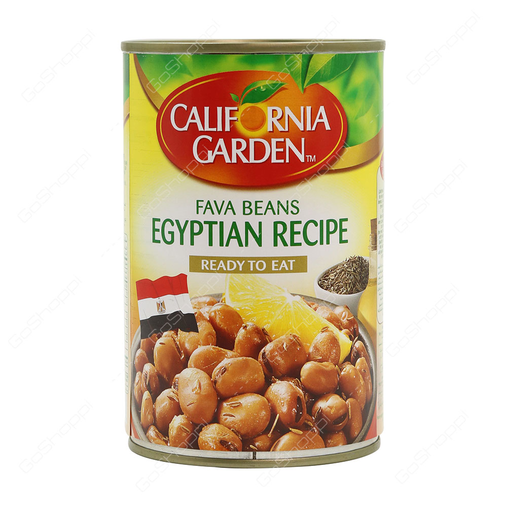 California Garden Fava Beans Peeled Egyptian Recipe 450 g