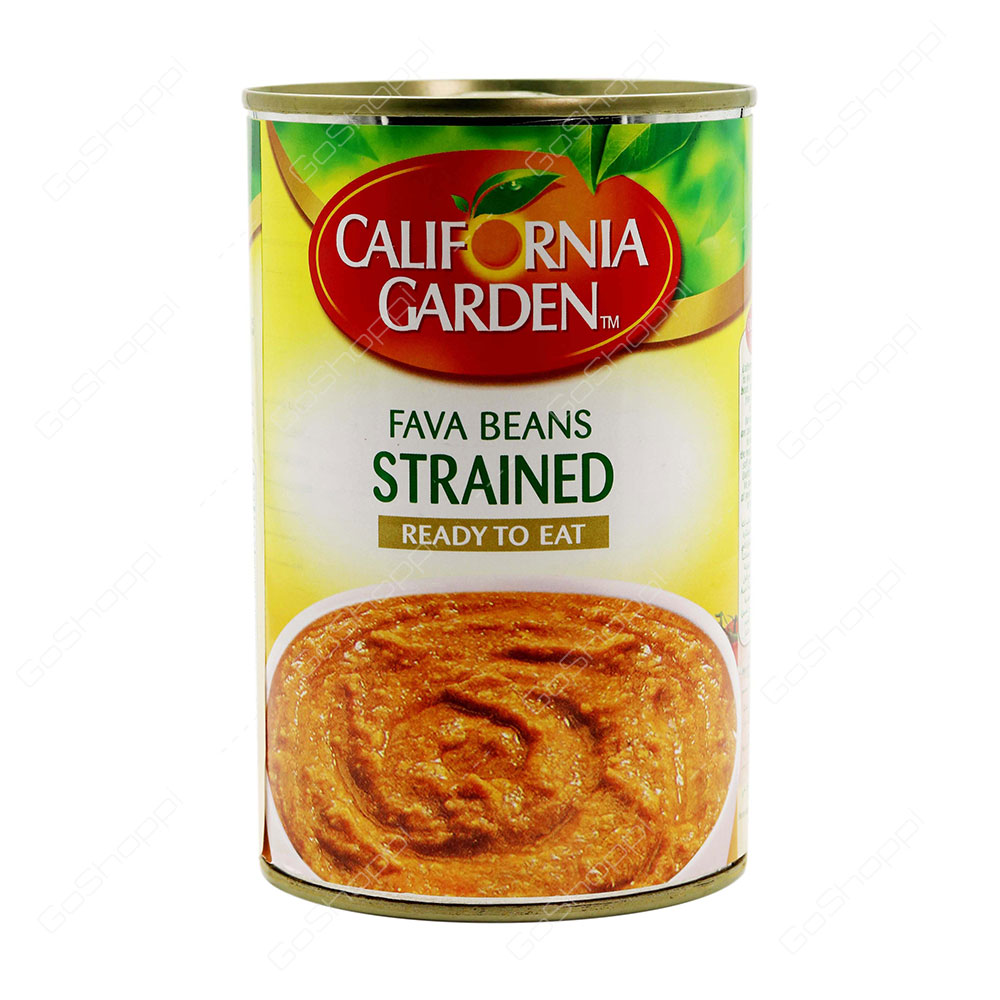 California Garden Fava Beans Strained 450 g