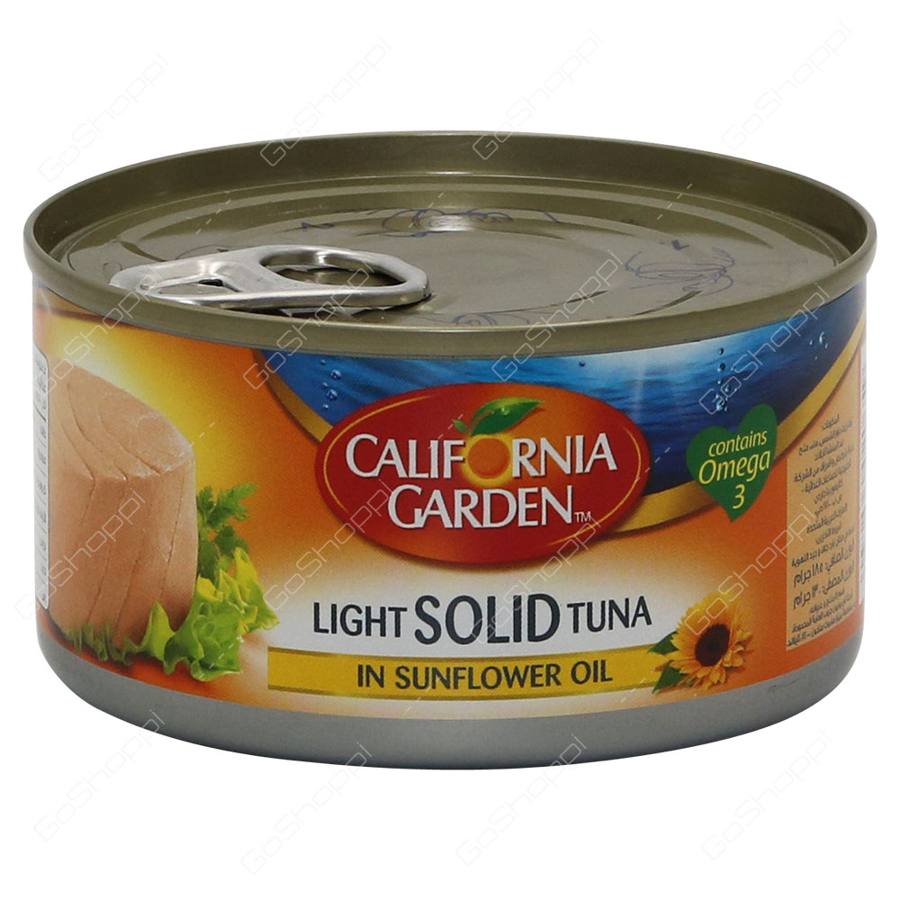 California Garden Light Solid Tuna In Sunflower Oil 185 g