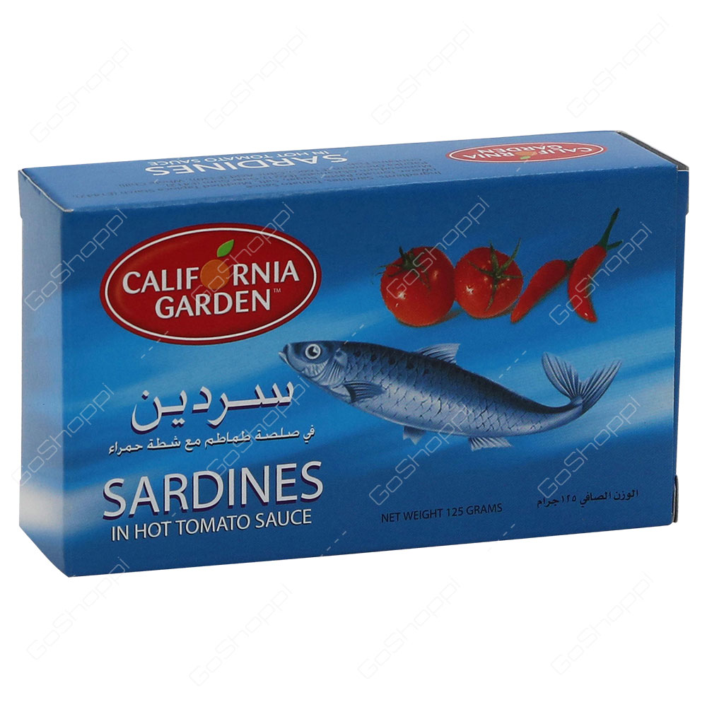 California Garden Sardines In Hot Tomato Sauce 125 g