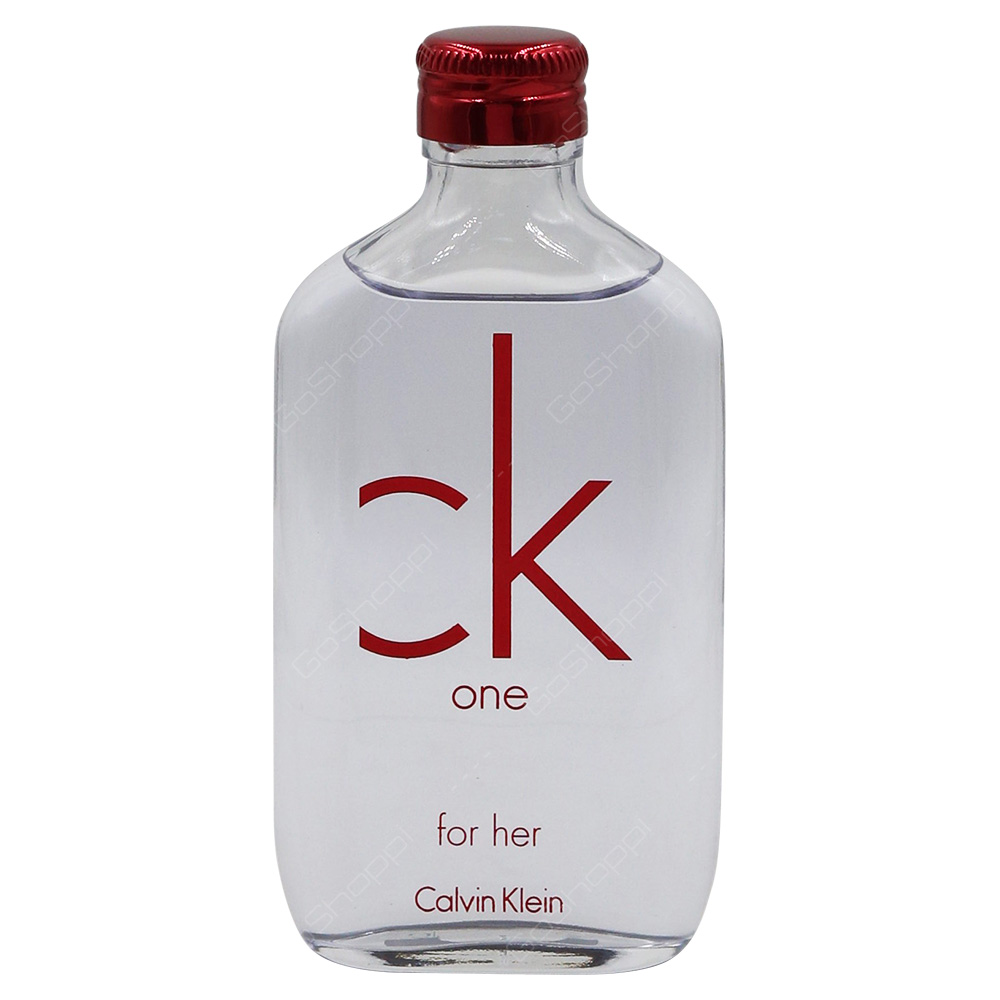 calvin klein perfume red edition for her
