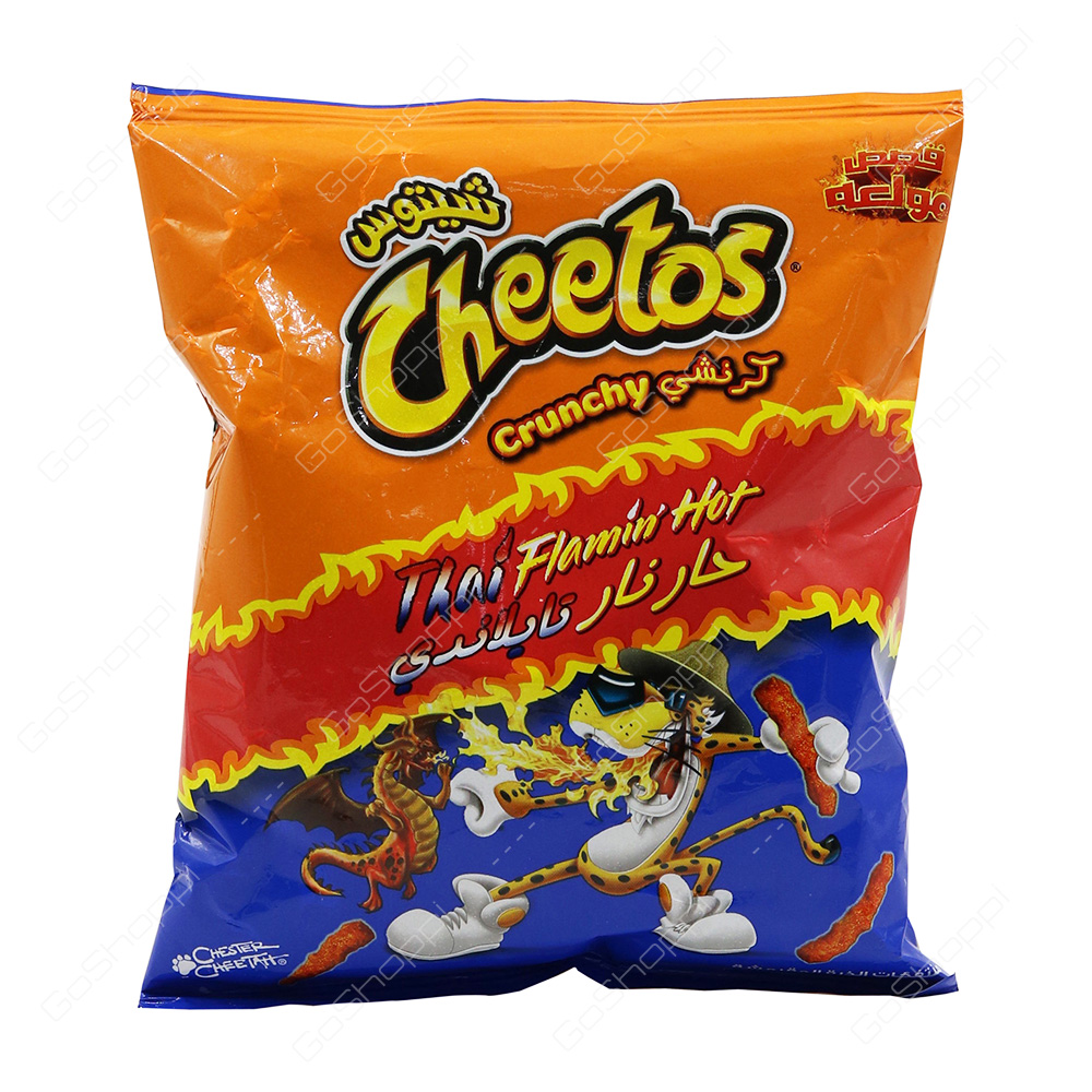 Cheetos Crunchy Sticks Thai Flamin Hot Flavour 35 g