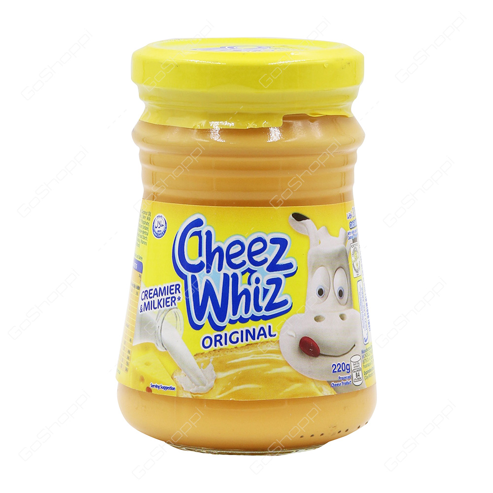 Cheez Whiz Original Creamier and Milkier 220 g