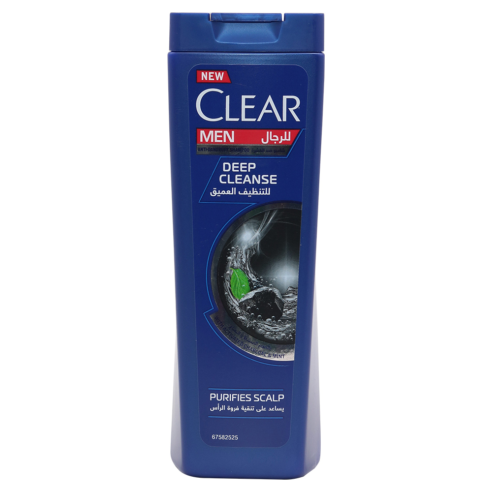 Clear Men Deep Cleanse Purifies Scalp Shampoo 200ml - Buy Online