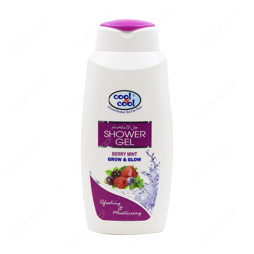 Cool And Cool Berry Mint Grow And Glow Shower Gel 500 ml