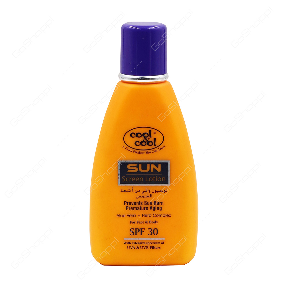 Cool And Cool Sun Screen Lotion Spf 30 221 ml