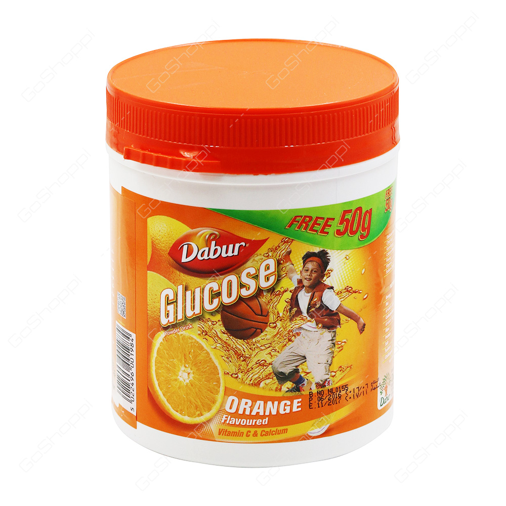 Dabur Glucose Orange Flavoured 450 g