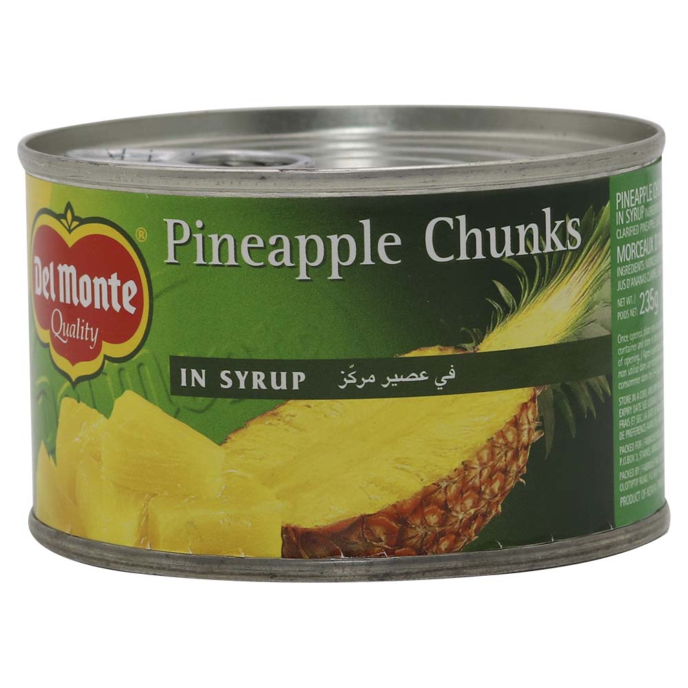 Del Monte Pineapple Chunks In Syrup 235g