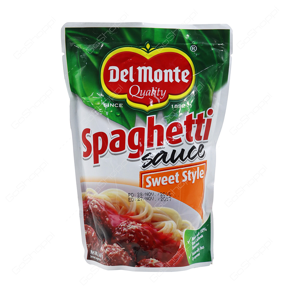 Del Monte Spaghetti Sauce Sweet Style 560 g