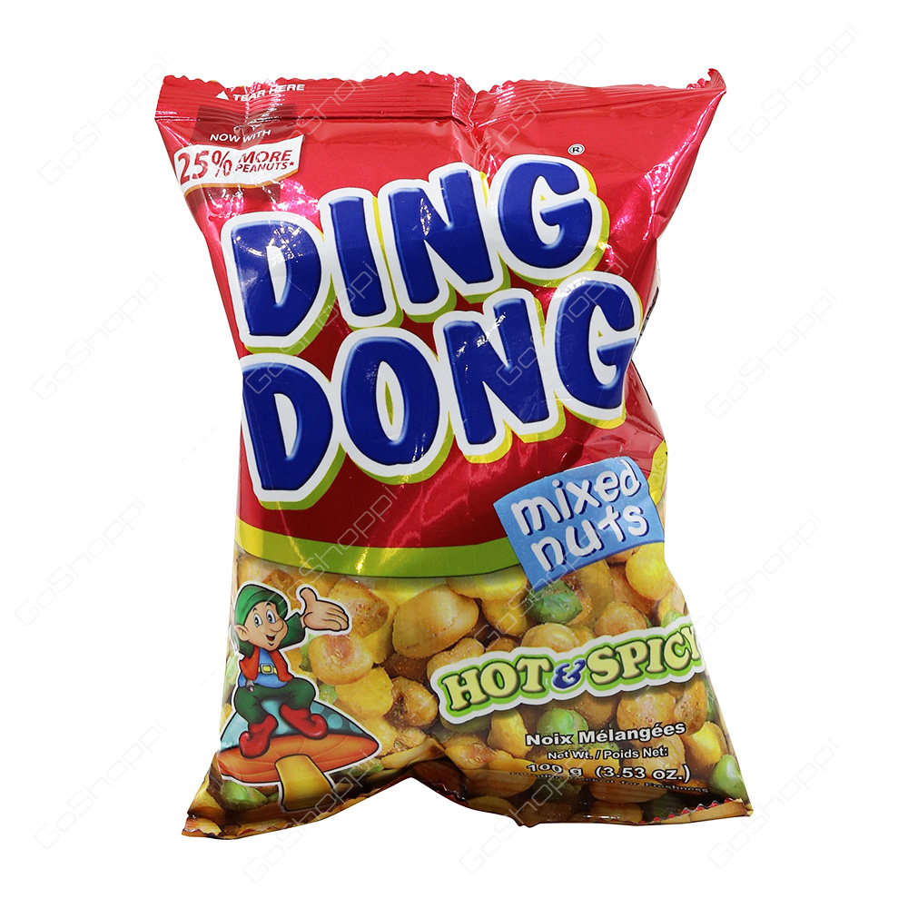 Ding Dong Mixed Nuts Hot and Spicy  100 g