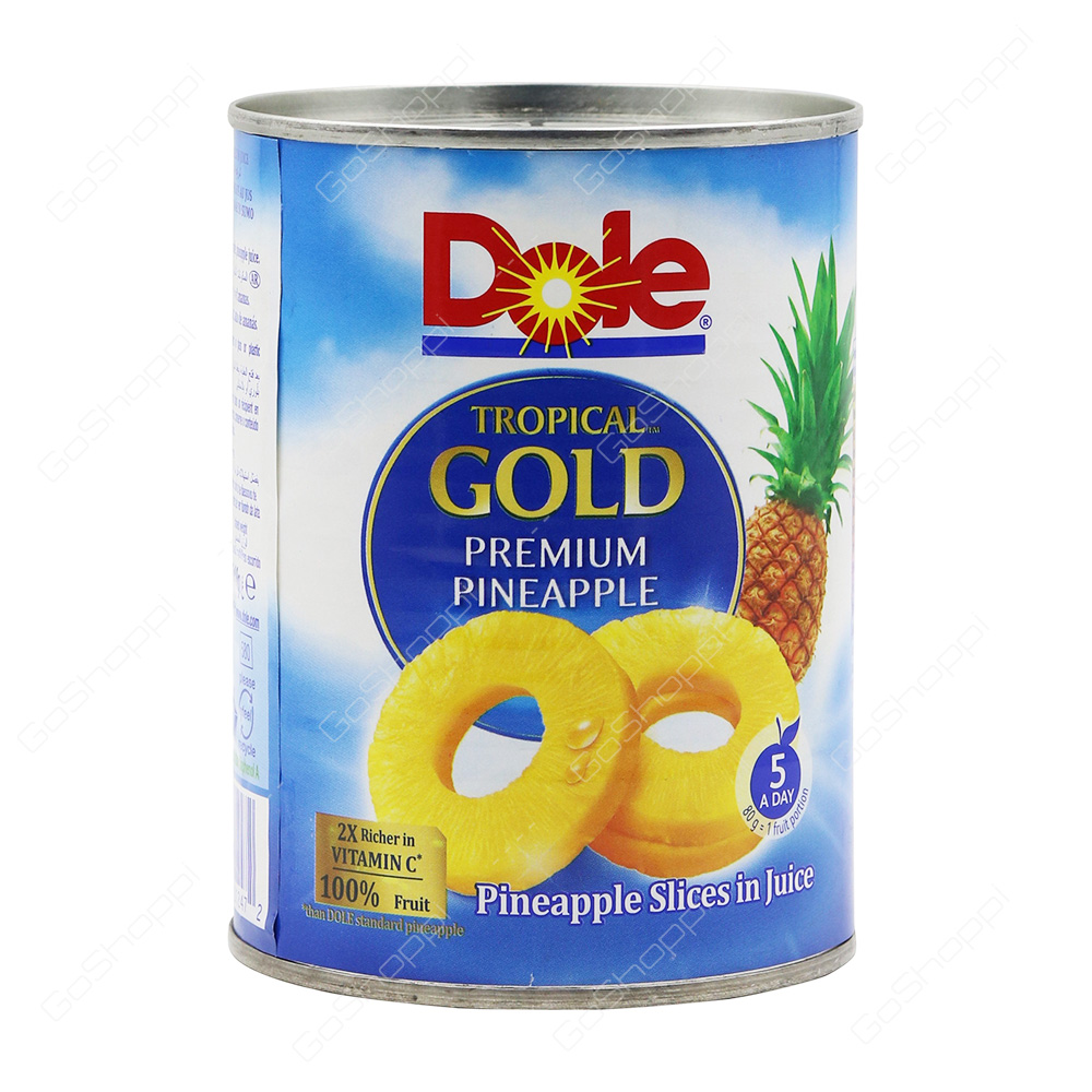 Dole Tropical Gold Premium Pineapple Slices in Juice 567 g