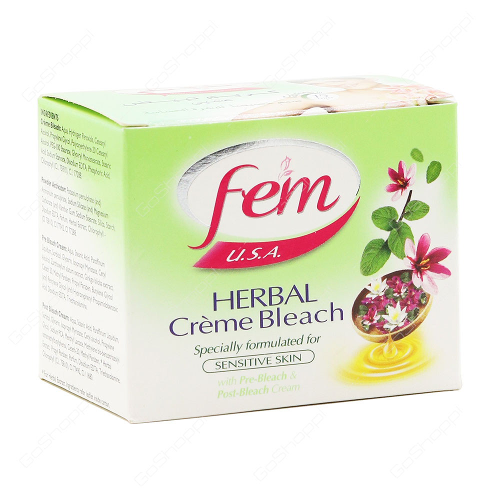 Fem Herbal Creme Bleach Sensitive Skin 15 g