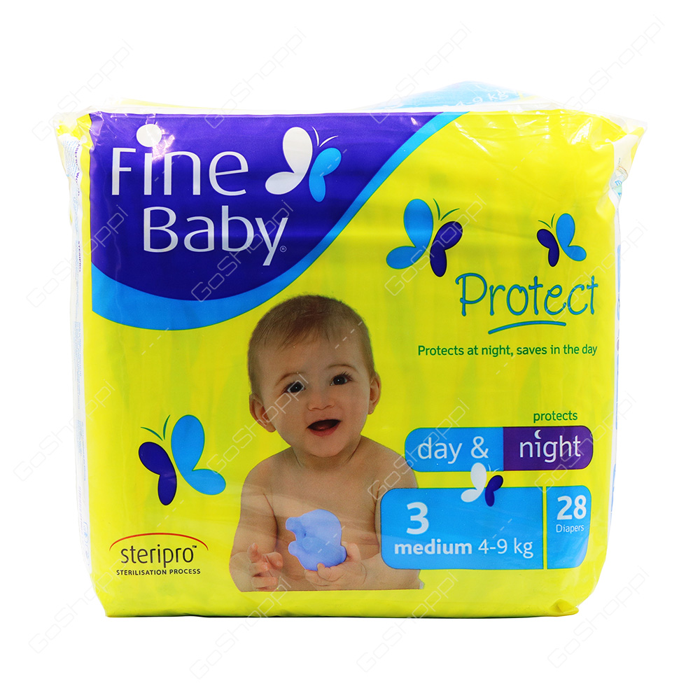 Fine Baby Diapers Size 3 28 Diapers