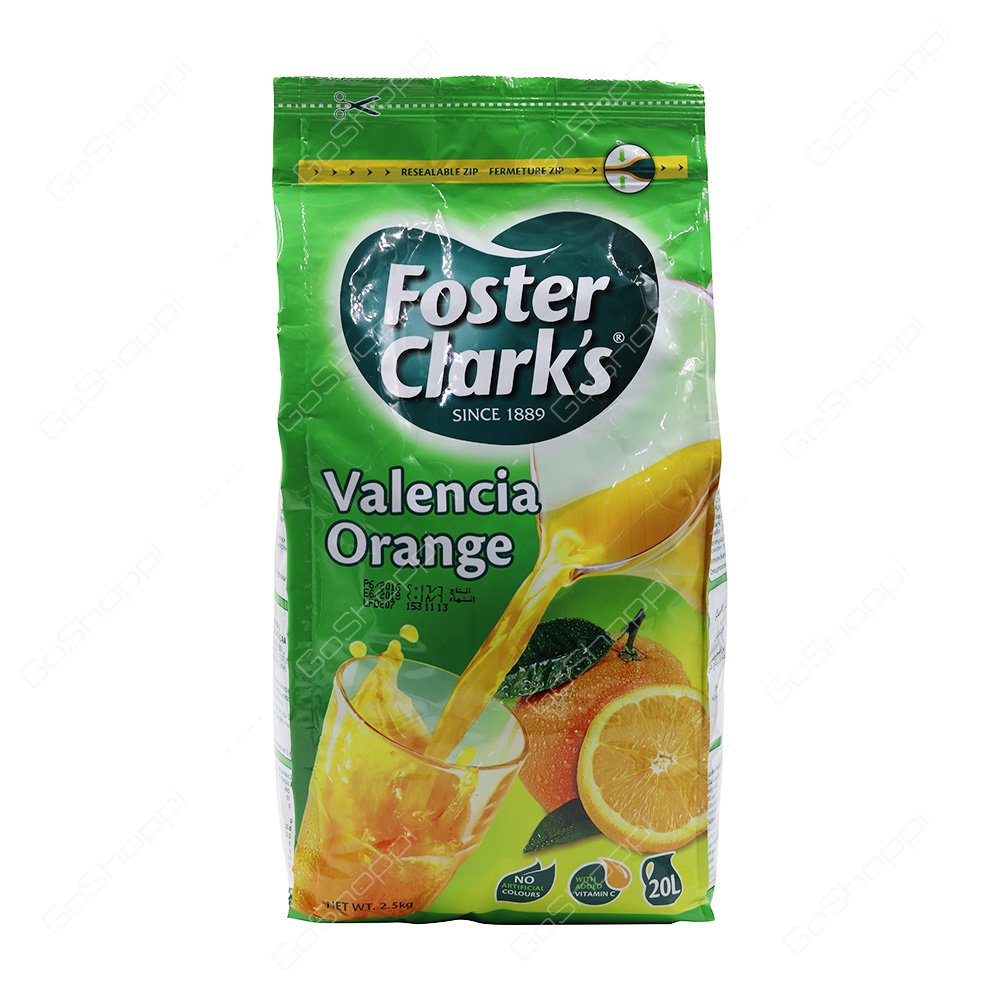 Foster Clarks Valencia Orange Instant Flavoured Drink 2.5 kg