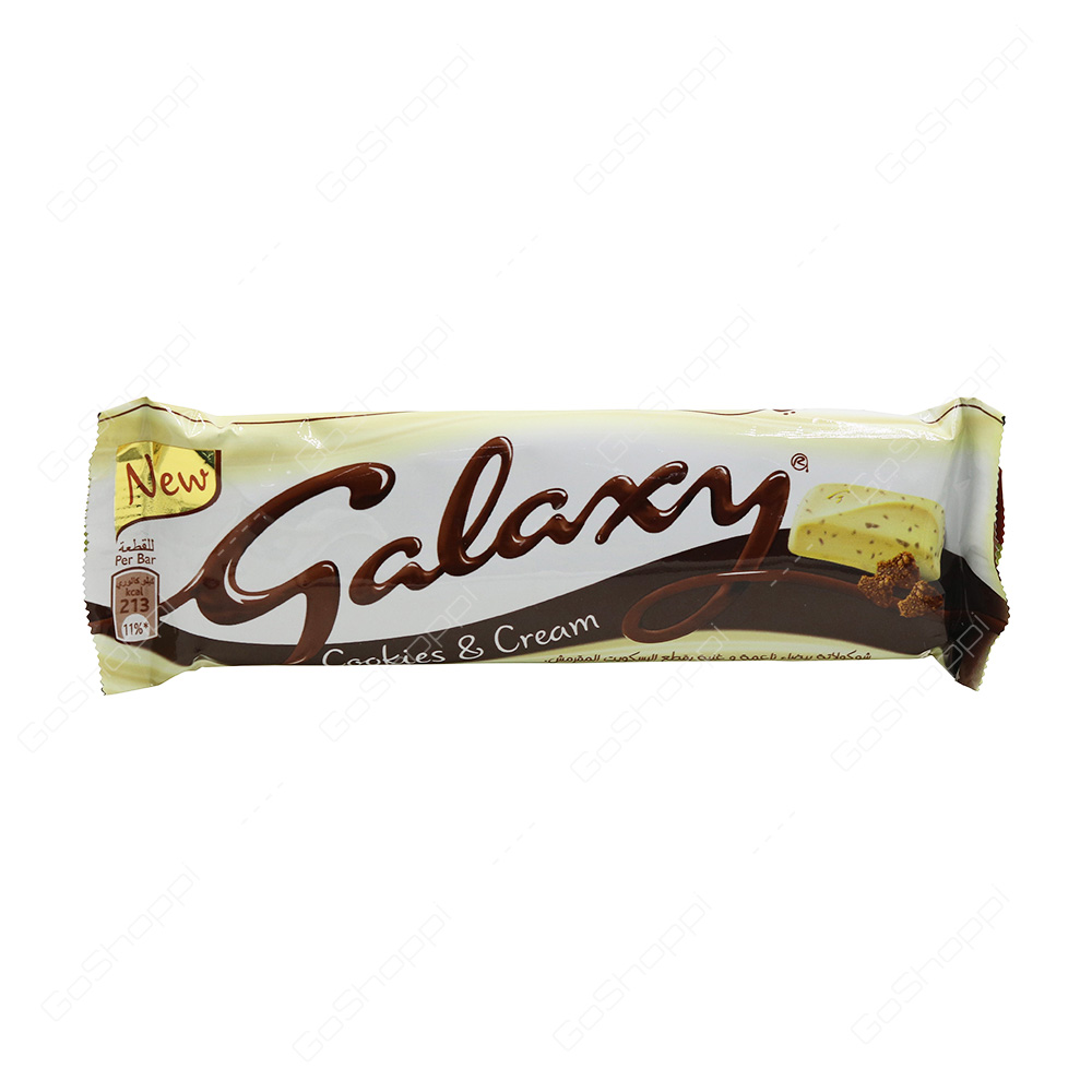 Galaxy Cookies and Cream Chocolate 38 g