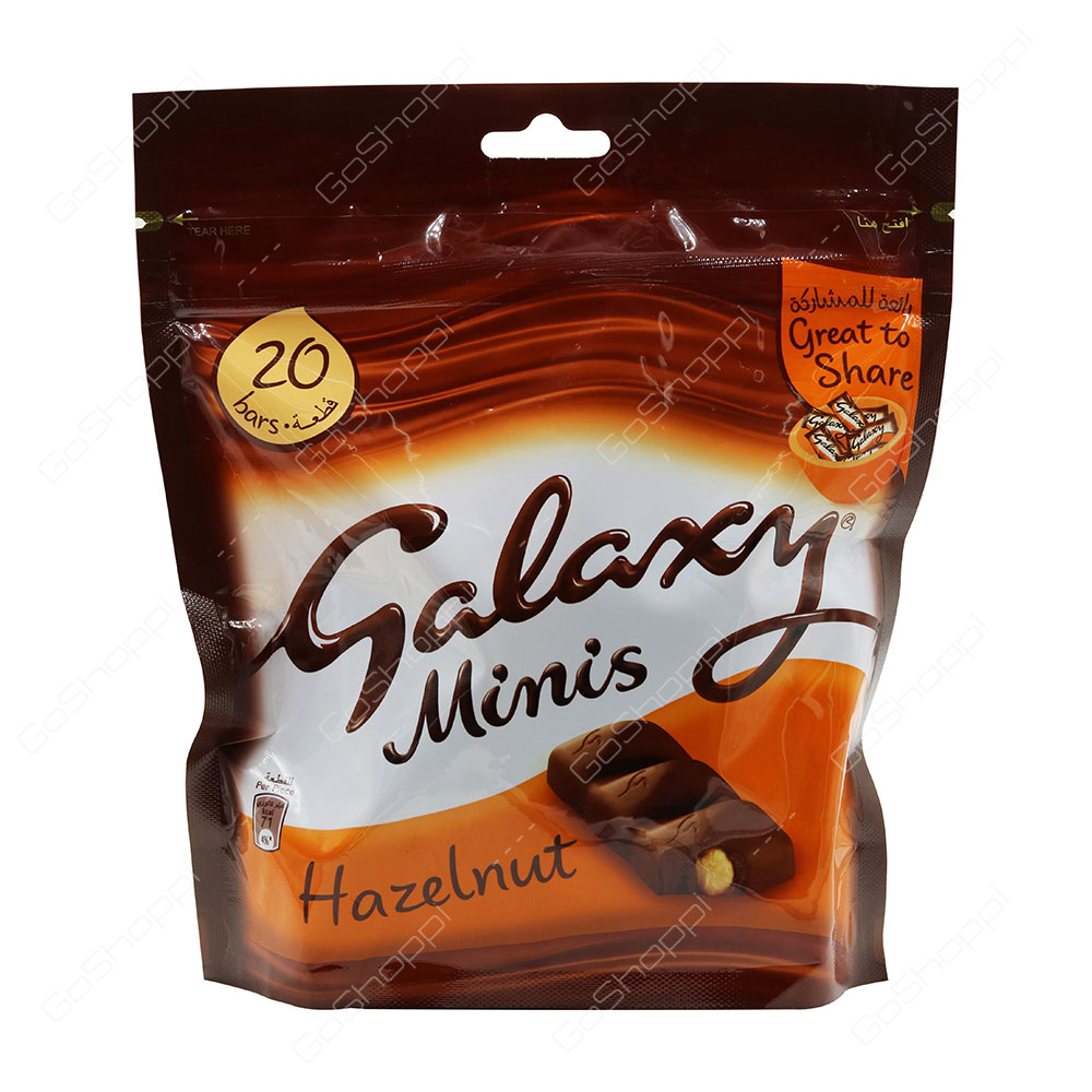 Galaxy Minis Hazelnut Chocolates 20 Bars