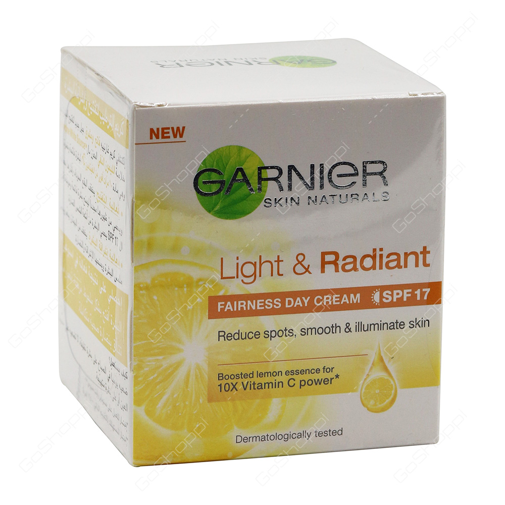 Garnier Skin Naturals Light and Radiant Fairness Day Cream SPF 17 40 ml